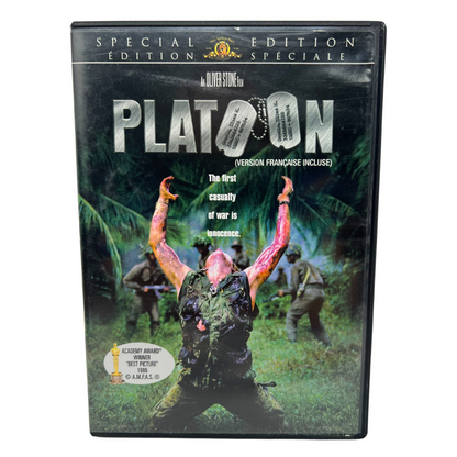 Platoon (DVD, 2006) Willem Dafoe Charlie Sheen War Good Condition!!!