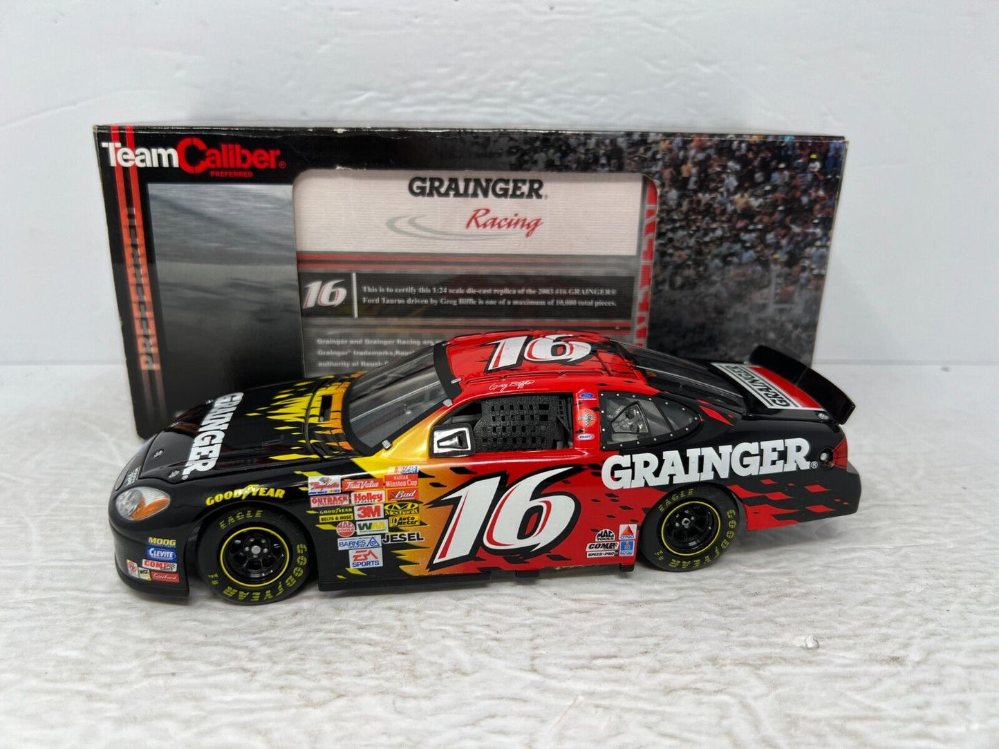 Team Caliber Preferred Nascar #16 Greg Biffle Grainger Ford Taurus 1:24 Diecast