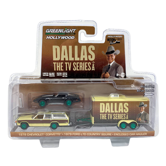 Greenlight Hollywood Dallas The TV Series Corvette Green Machine 1:64 Diecast