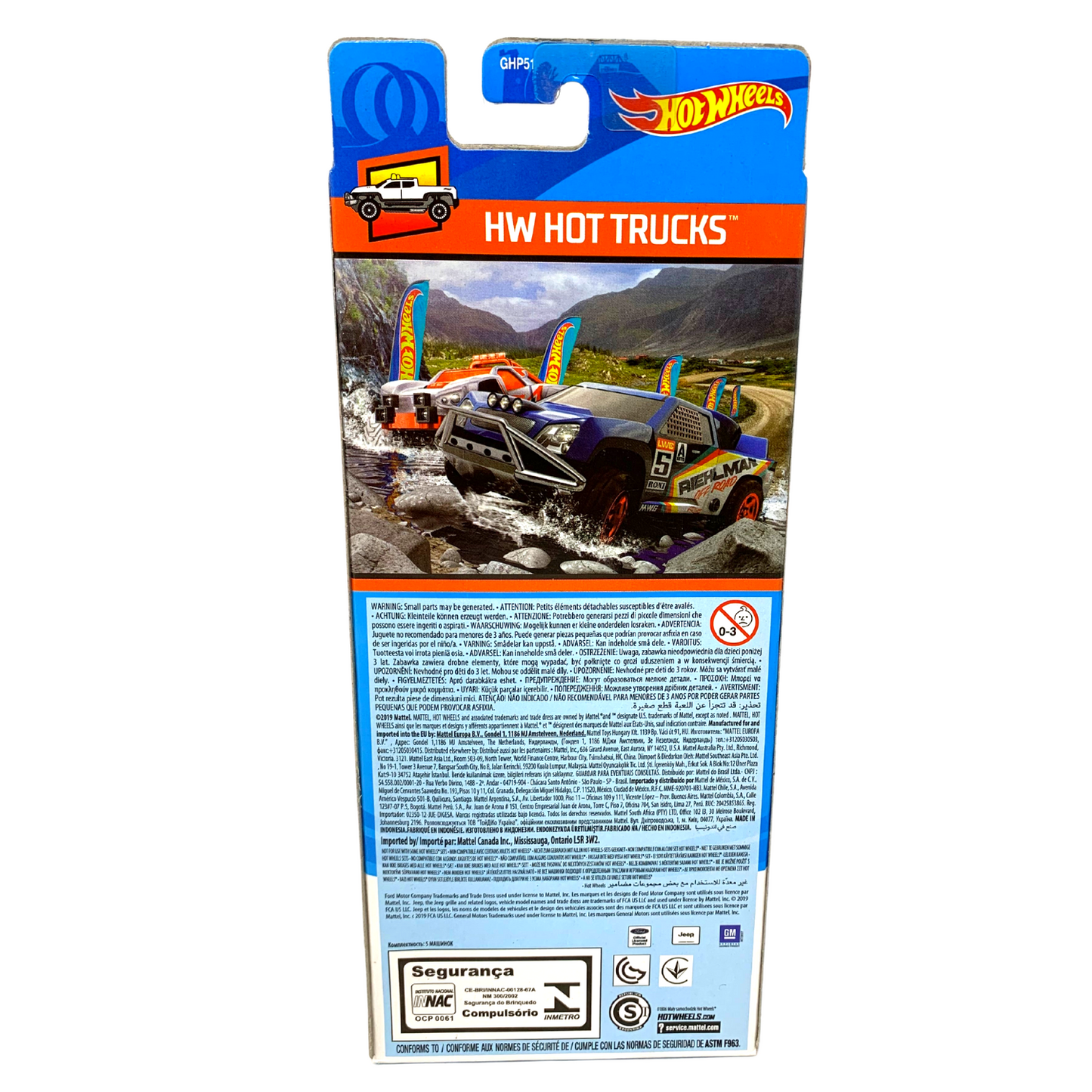 Hot Wheels 2019 HW Hot Trucks 5-Pack 1:64 Diecast Gift Pack