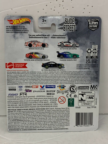 Hot Wheels Premium Slide Street '20 Ford Mustang RTR Spec 5 1:64 Diecast