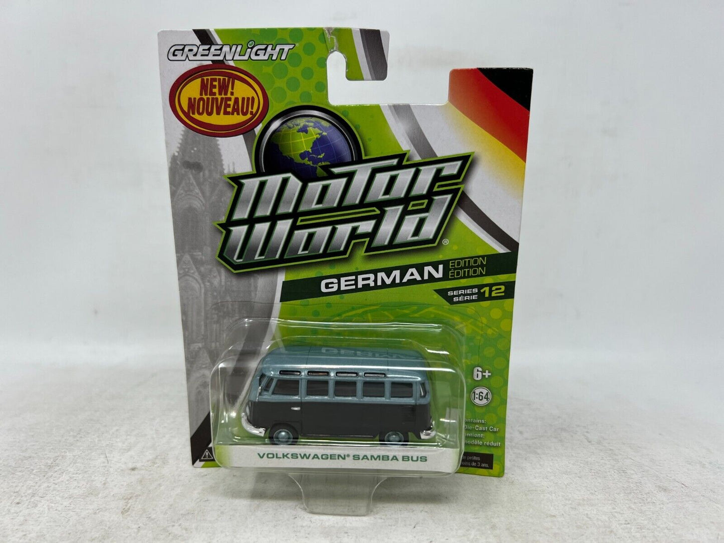 Greenlight Motor World German Edition Volkswagen Samba Bus 1:64 Diecast