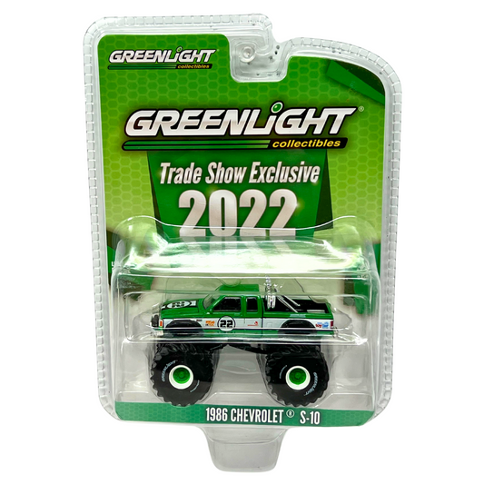 Greenlight 2022 Tradeshow Exclusive 1986 Chevrolet S-10 1:64 Diecast