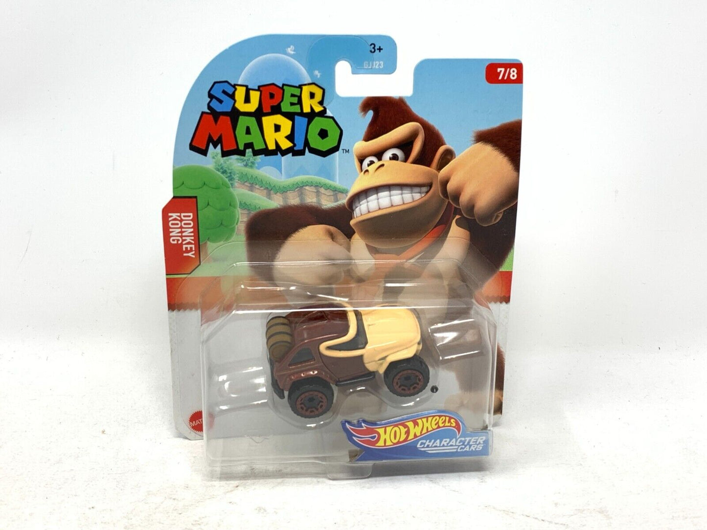 Hot Wheels Super Mario Character Car Donkey Kong 1:64 Diecast