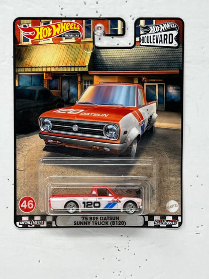 Hot Wheels Premium Boulevard '75 Bre Datsun Sunny Truck (B120) 1:64 Diecast