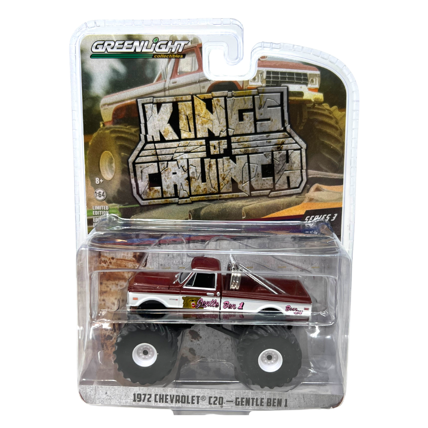 Greenlight Kings of Crunch Series 3 1972 Chevrolet C20 Gentle Ben 1:64 Diecast