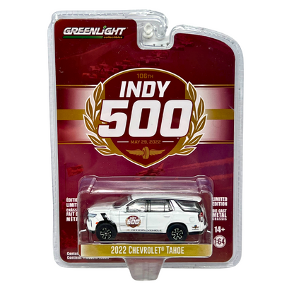 Greenlight Indy 500 2022 Chevrolet Tahoe 1:64 Diecast