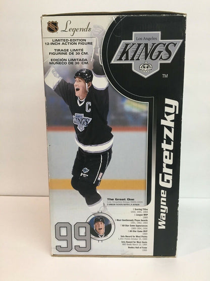 Mcfarlane NHL Legends 12" inch Wayne Gretzky Los Angeles Kings Black Jersey