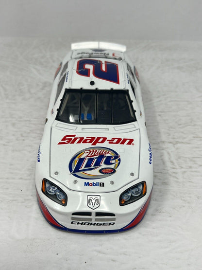 Action Nascar #2 Rusty Wallace Miller Snap-On 2005 Dodge Charger 1:24 Diecast