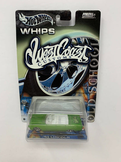 Hot Wheels Whips West Coast Customs Old School '63 Lincoln 1:64 Diecast