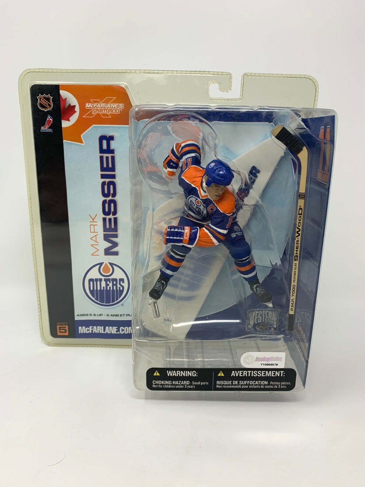 Mcfarlane NHL  Mark Messier Edmonton Oilers Blue Jersey Series 5 Figure