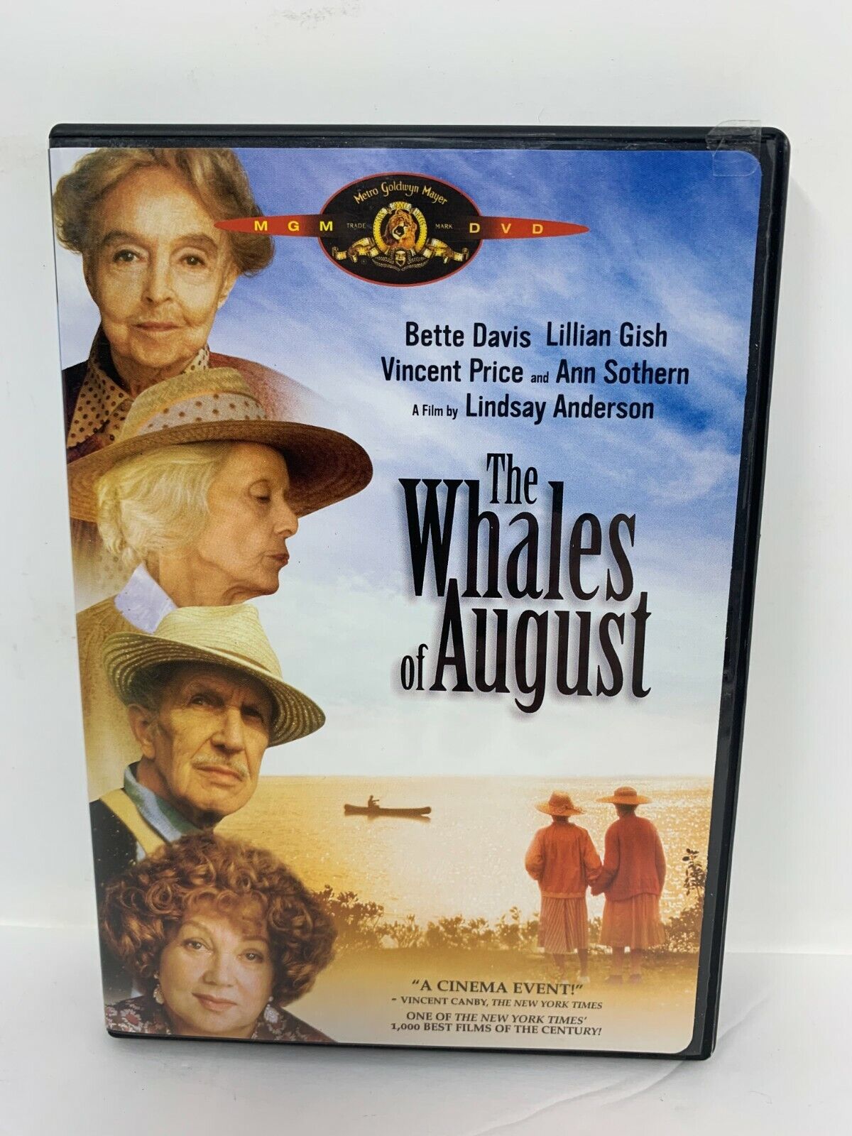 The Whales of August (DVD, 2003) Bette Davis Lillian Gish Drama Good Condition!!