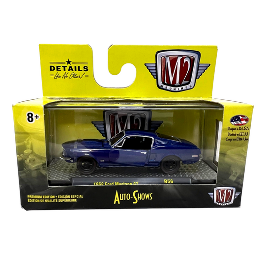 M2 Machines Auto-Shows 1968 Ford Mustang GT R56 1:64 Diecast
