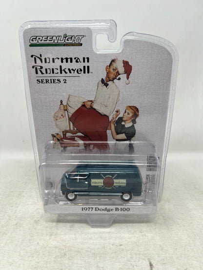 Greenlight Norman Rockwell Series 2 1977 Dodge B-100 1:64 Diecast