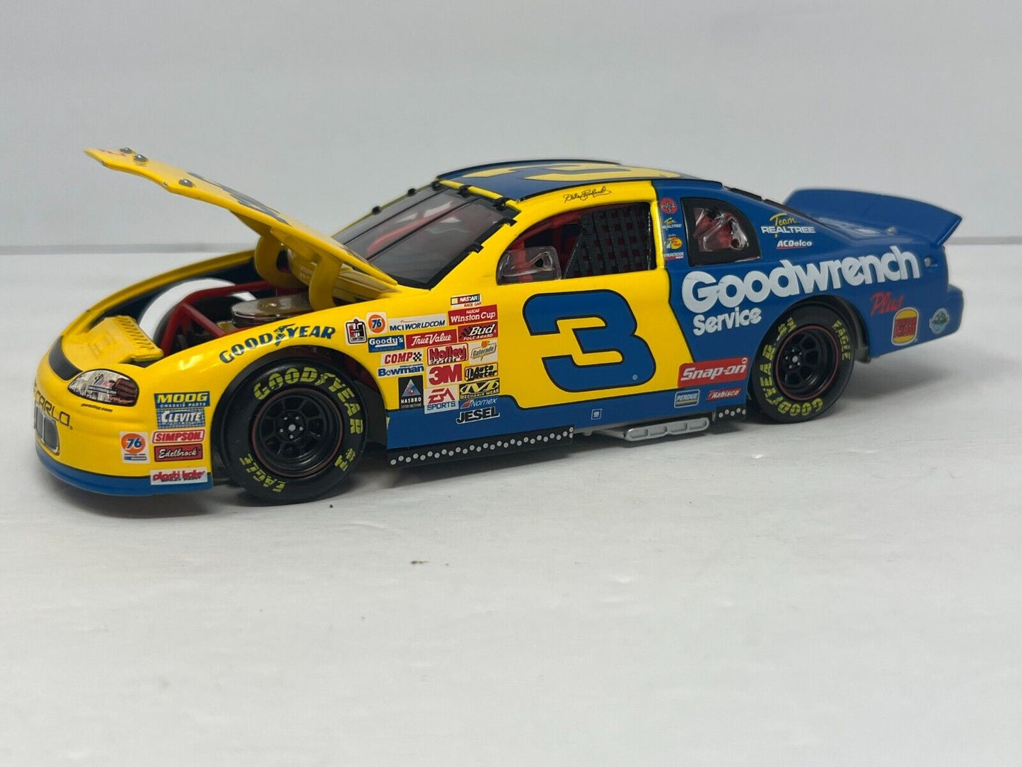 Action Nascar #3 Dale Earnhardt Sr. Goodwrench Wrangler Jeans BANK 1:24 Diecast