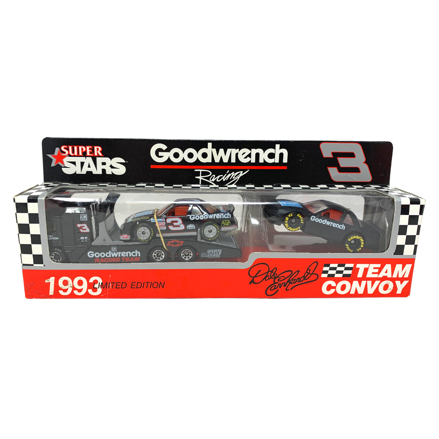 Matchbox #3 Dale Earnhardt Goodwrench Racing Transporter & Nascar 1:64 Diecast