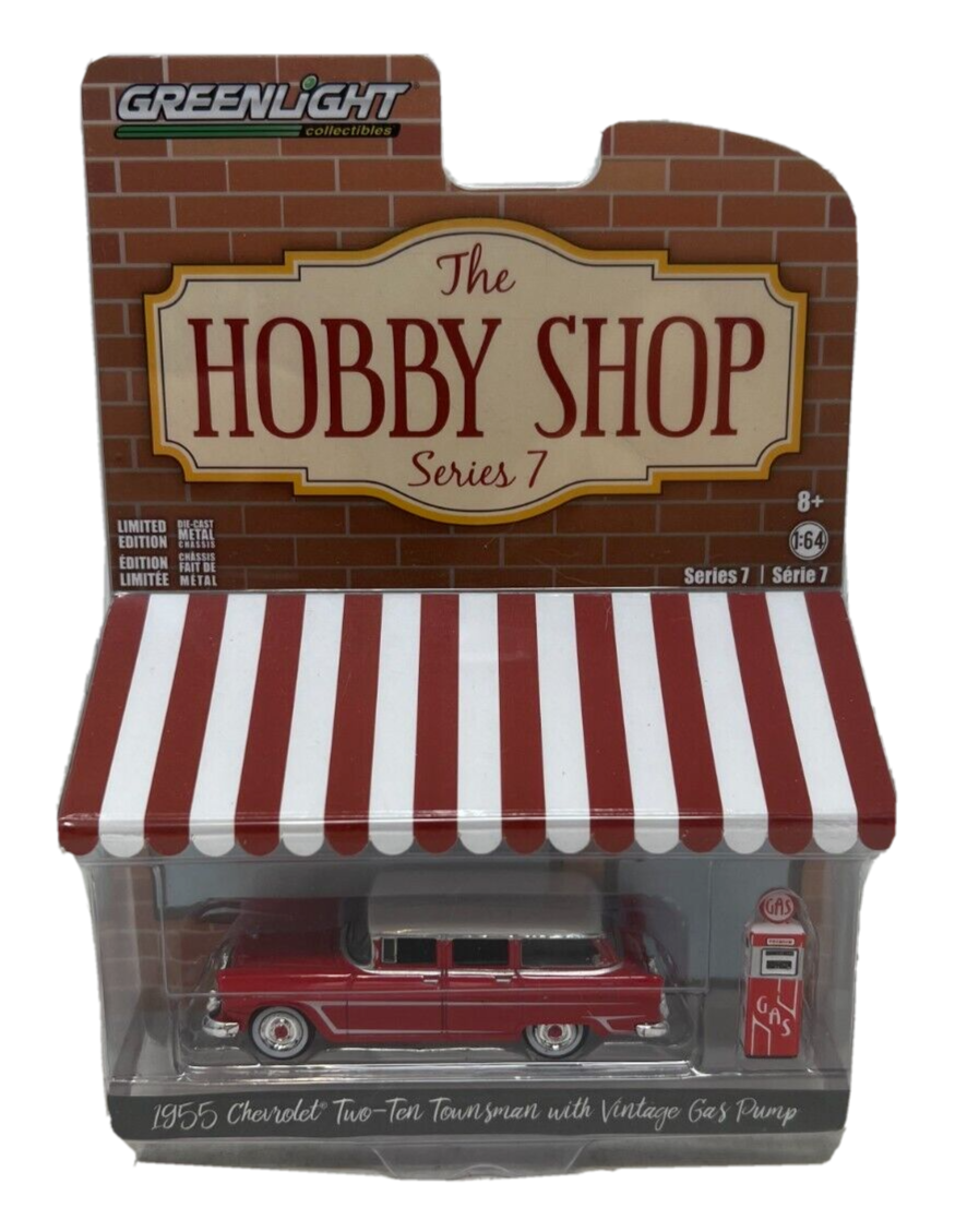 Greenlight The Hobby Shop Series 7 1955 Chevrolet Two-Ten Townsman 1:64 Diecast