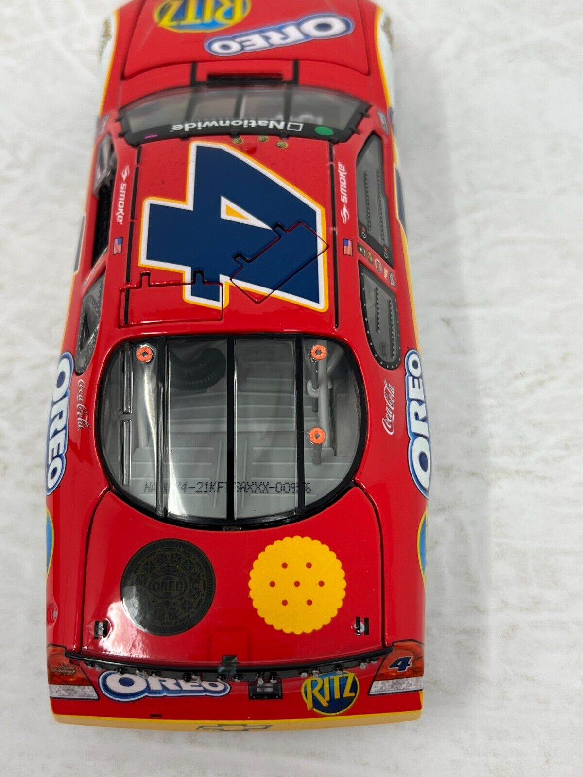 Action Nascar #4 Tony Stewart Oreo Ritz Daytona Win Raced Version 1:24 Diecast