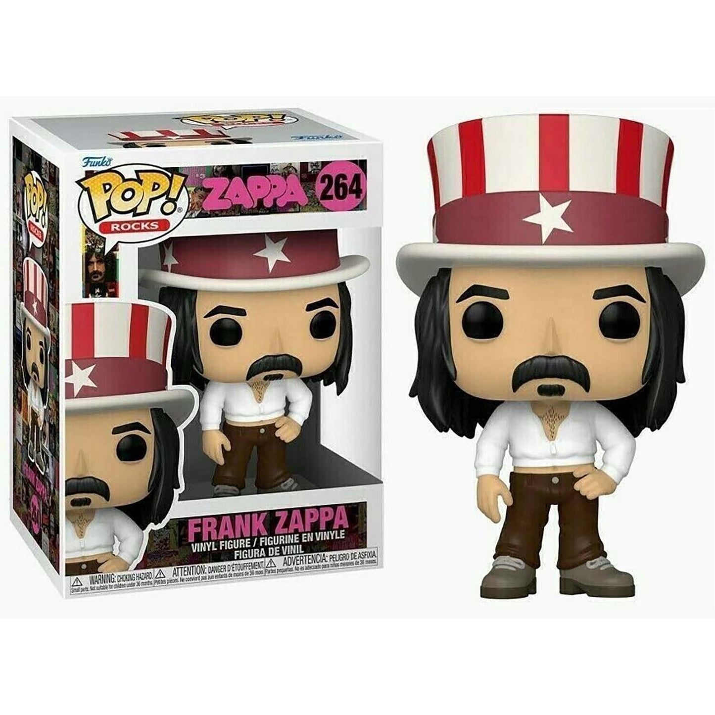 Funko Pop! Rocks #264 Frank Zappa Vinyl Figure