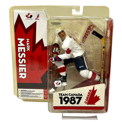McFarlane NHL Mark Messier White Jersey Team Canada 1987 Figure