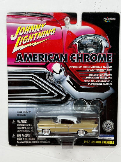 Johnny Lightning American Chrome 1957 Lincoln Premiere 1:64 Diecast