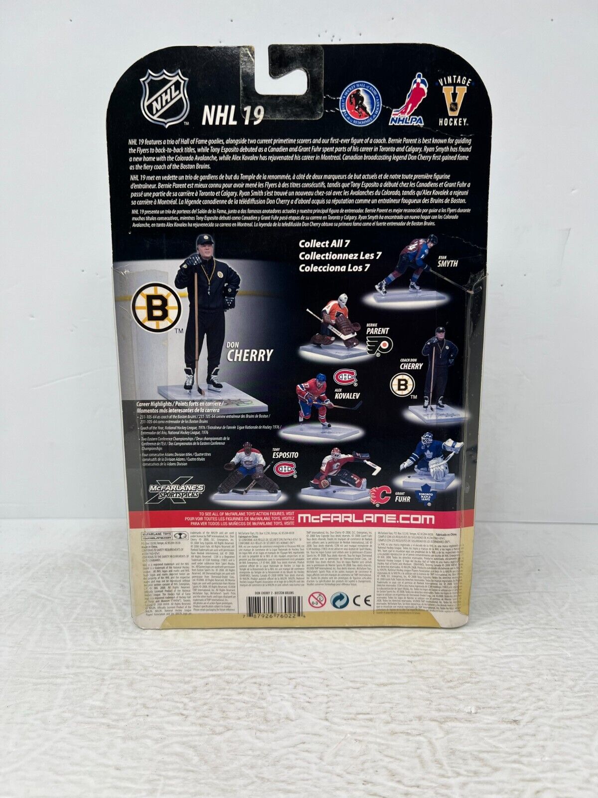 McFarlane NHL Series 19 Don Cherry Boston Bruins Action Figure