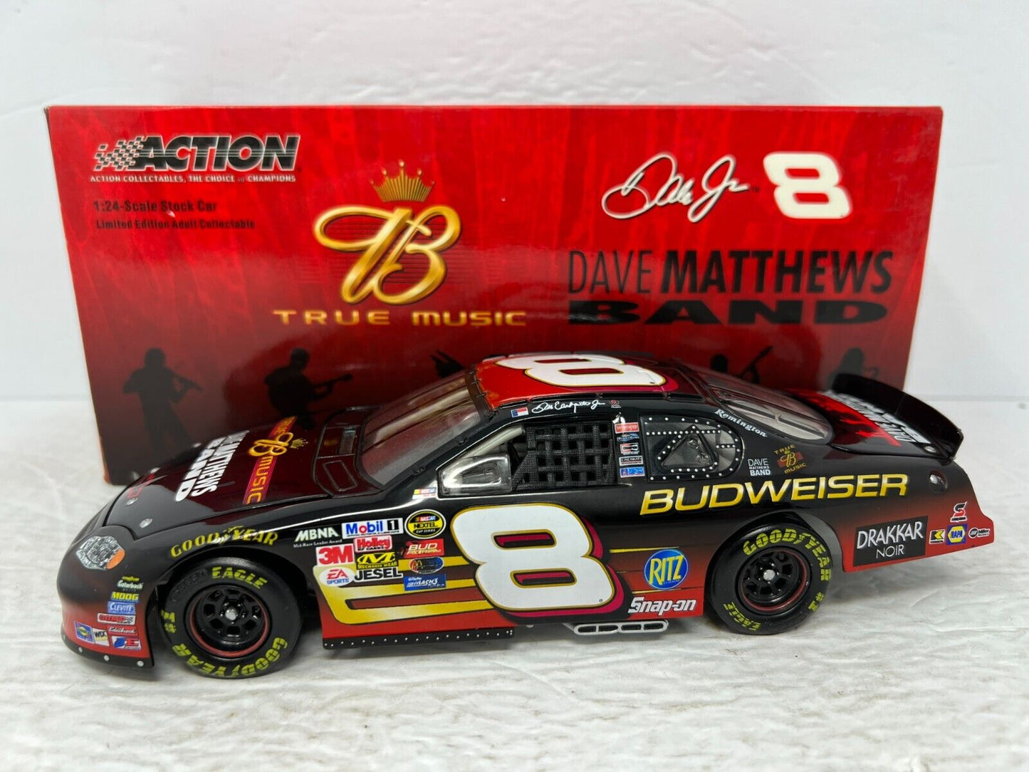 Action Nascar #8 Dale Earnhardt Jr Bud Dave Matthews Monte Carlo 1:24 Diecast