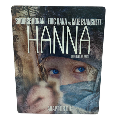 Hanna (Blu-ray, 2011) Eric Bana Saoirse Ronan Cate Blanchett STEELBOOK