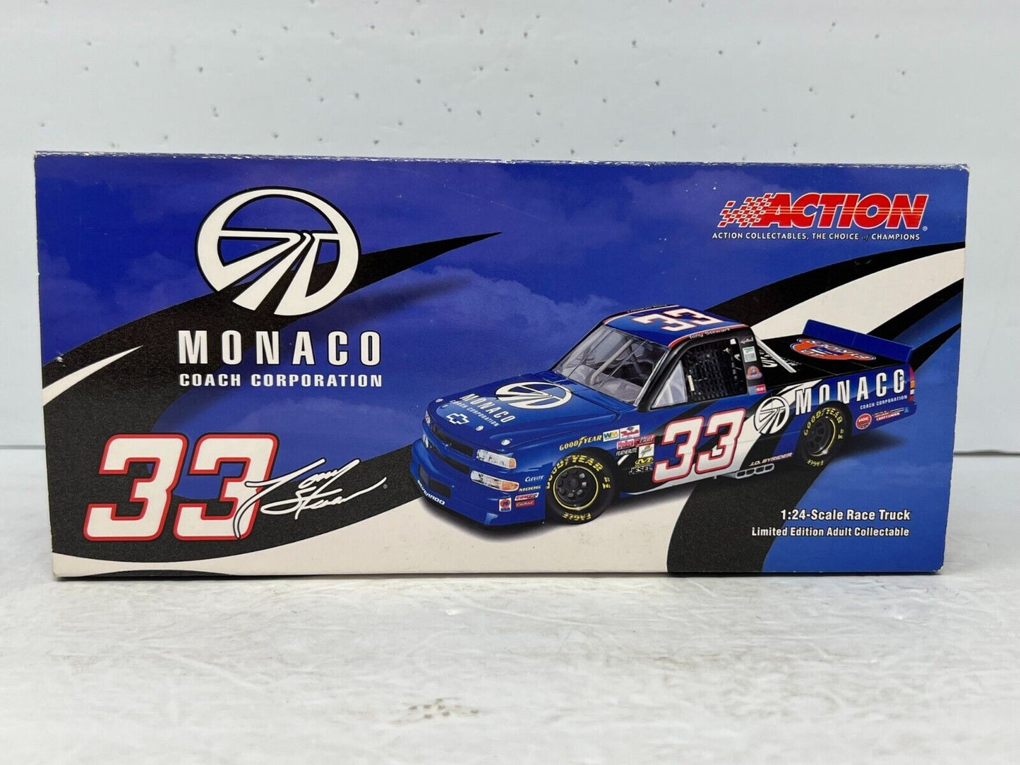 Action Nascar #33 Tony Stewart Monaco Motorcoaches Chevy Race Truck 1:24 Diecast