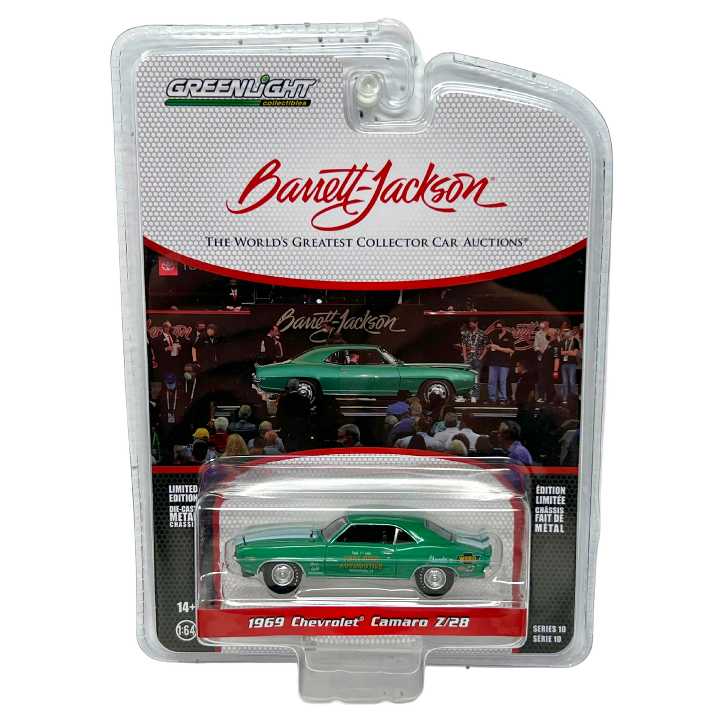 Greenlight Barrett-Jackson 1969 Chevrolet Camaro Z/28 1:64 Diecast