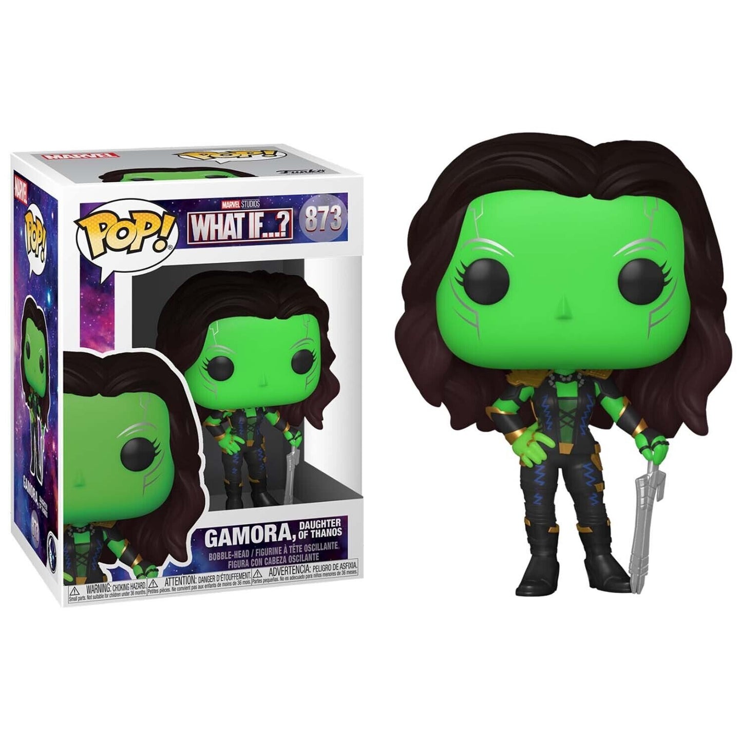 Funko Pop! Marvel Studios What If... #873 Gamora, Daughter of Thanos Bobble-Head