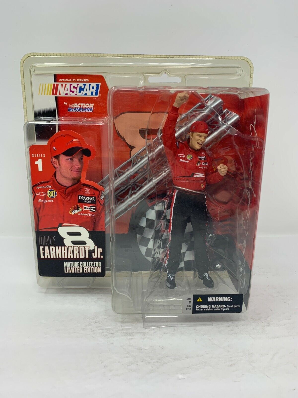 McFarlane Action Nascar Dale Earnhardt Jr. # 8 Series 1 Limited Edition Figurine