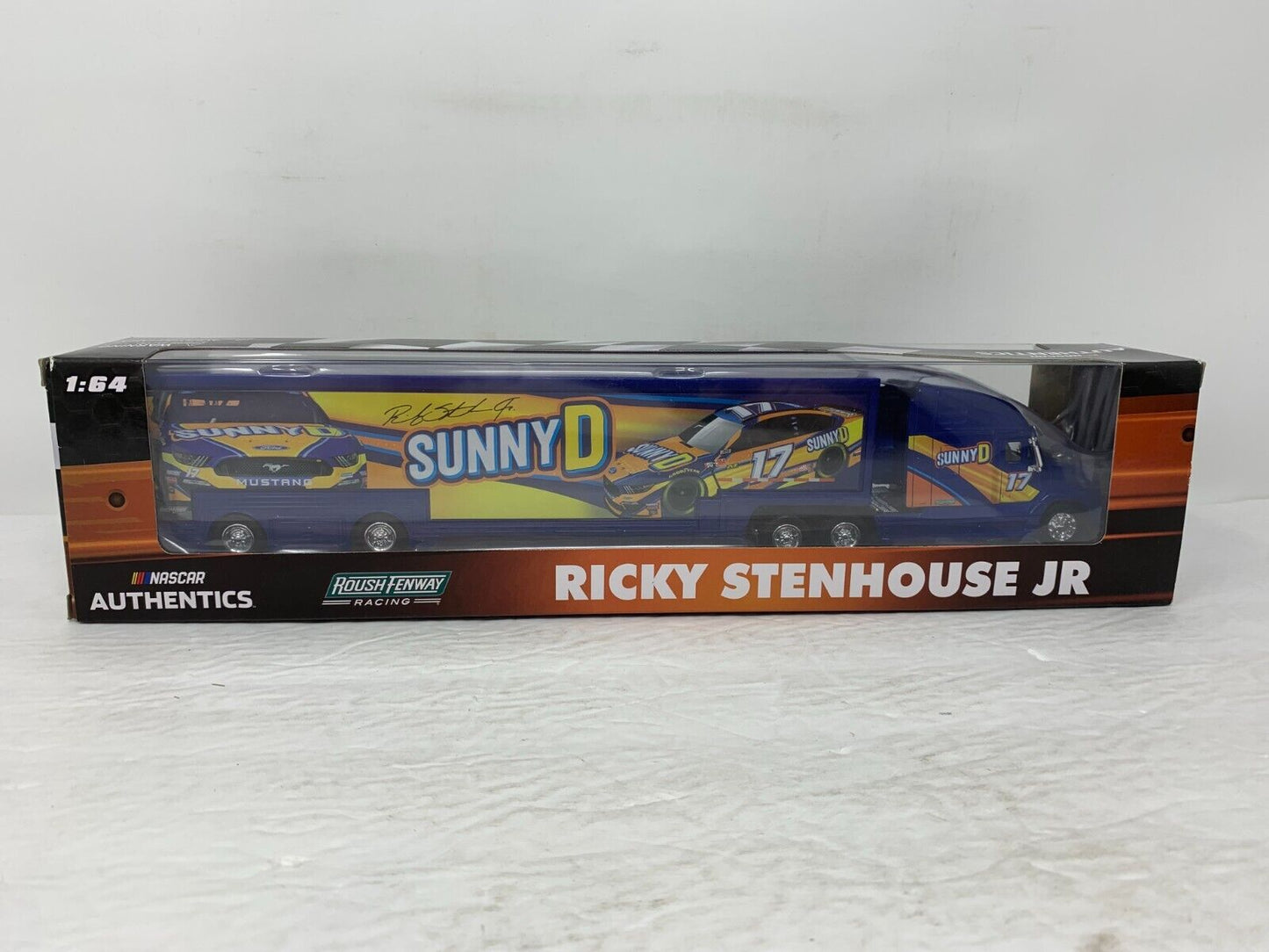 Nascar Authentics #17 Sunny D Ricky Stenhouse Jr. Transport Hauler 1:64 Diecast