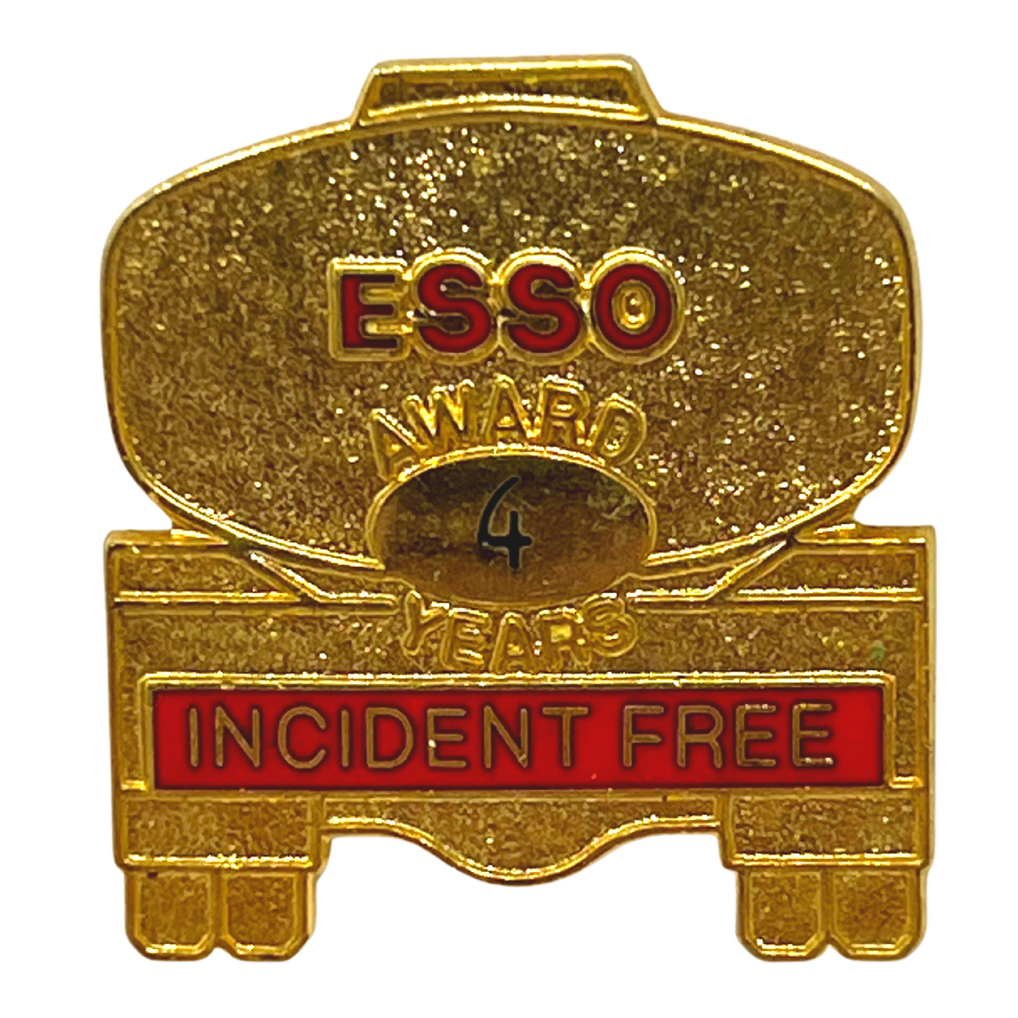Esso Incident Free Award 4 Year Gas & Oil Lapel Pin