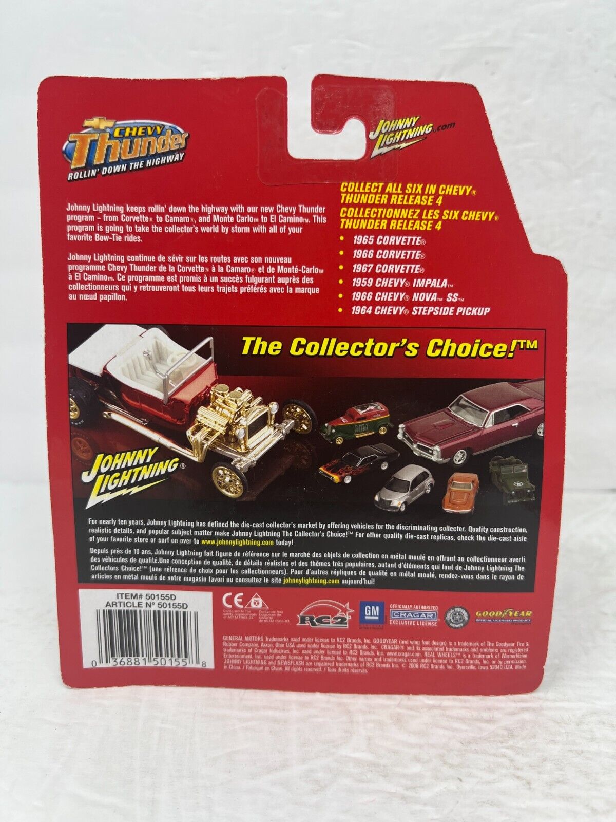 Johnny Lightning Chevy Thunder 1966 Chevy Nova SS 1:64 Diecast