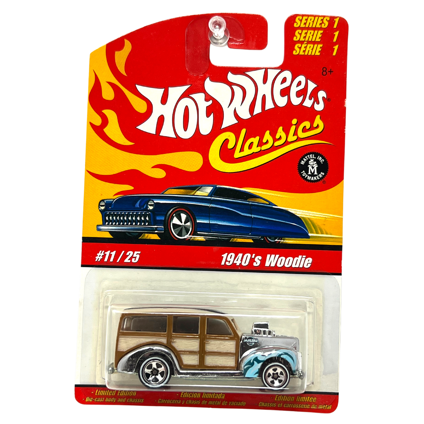 Hot Wheels Classics Series 1 1940's Woodie 1:64 Diecast