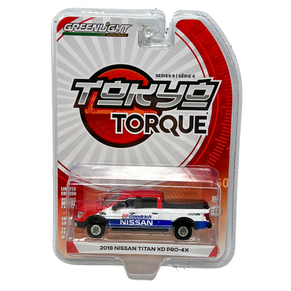 Greenlight Tokyo Torque 2018 Nissan Titan XD Pro-4X 1:64 Diecast