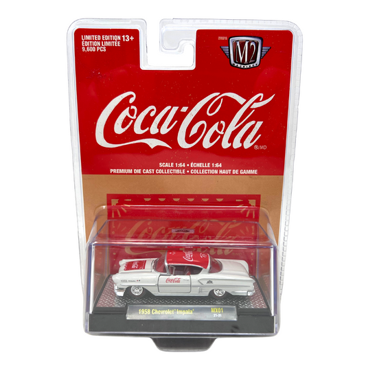 M2 Machines Coca-Cola 1958 Chevrolet Impala MX01 1:64 Diecast