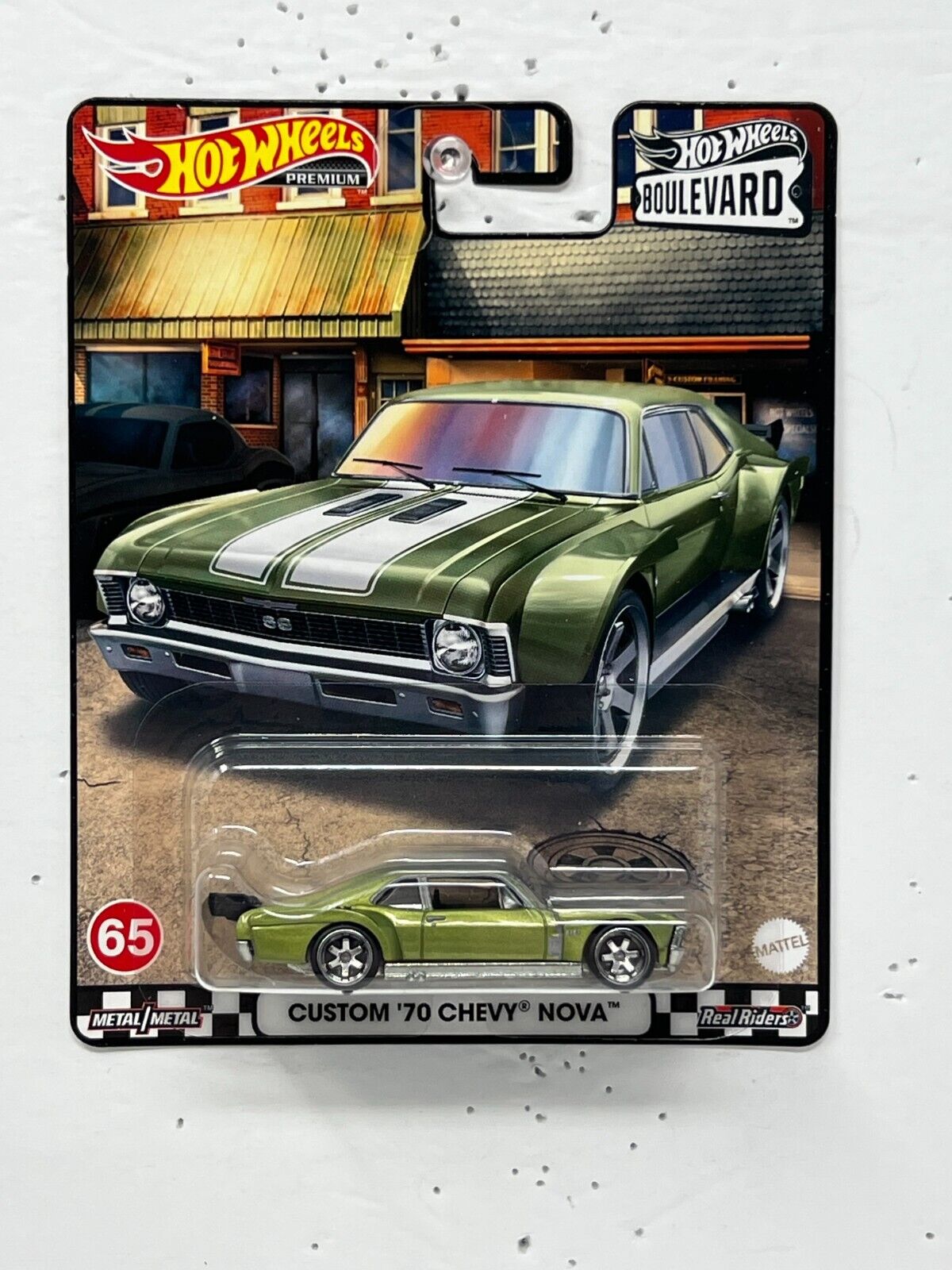 Hot Wheels Premium Boulevard Custom '70 Chevy Nova 1:64 Diecast