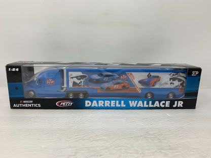 Nascar Authentics #43 STP Darrell Wallace Jr. Transport Hauler 1:64 Diecast