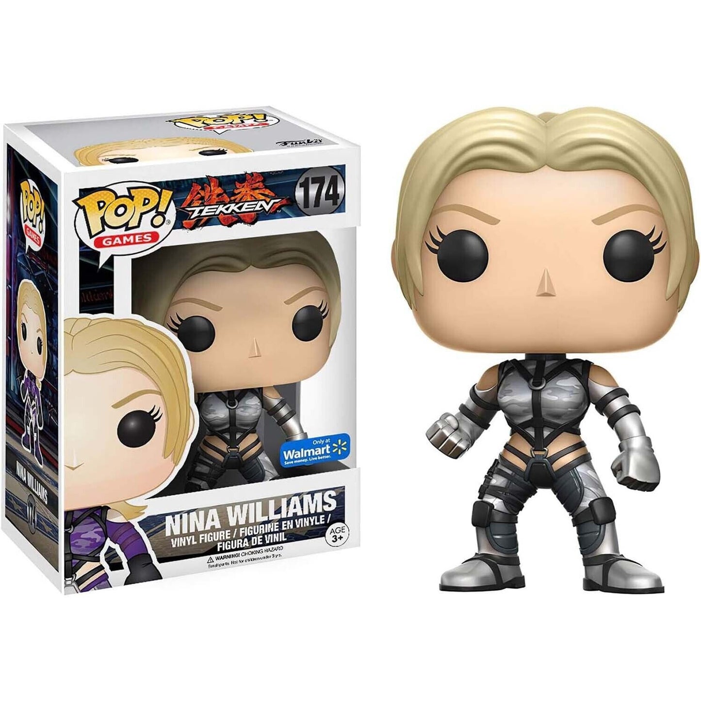 Funko Pop! Games Tekken #174 Nina Williams Walmart Exclusive Vinyl Figure