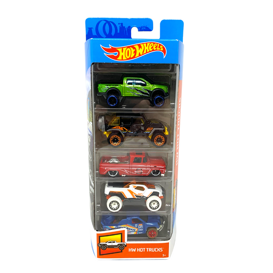 Hot Wheels 2019 HW Hot Trucks 5-Pack 1:64 Diecast Gift Pack