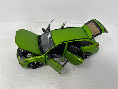 Kiloworks 2020 Audi RS6 Avant C8 Special Edition Java Green 1:18 Diecast
