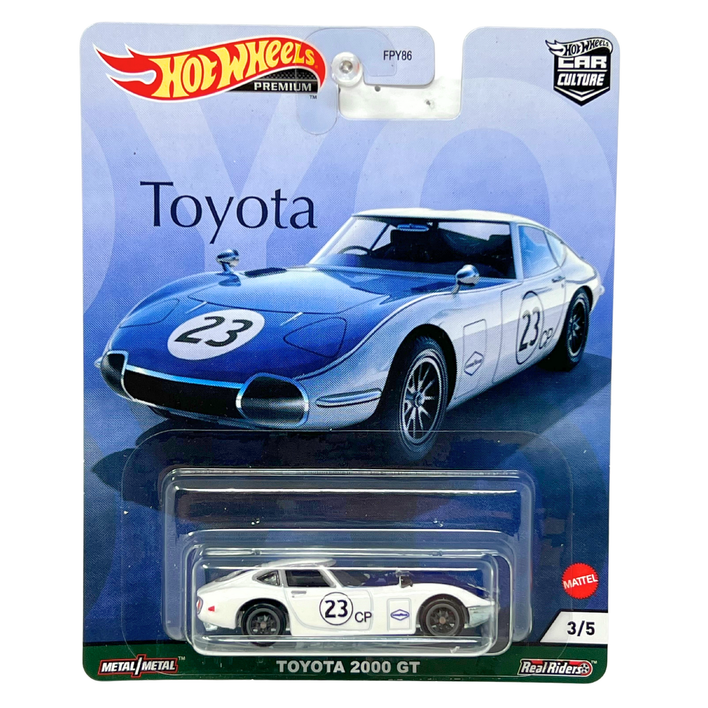 Hot Wheels Premium Toyota 2000 GT 1:64 Diecast