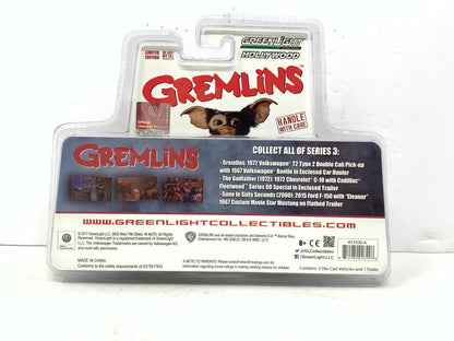 Greenlight Hollywood Gremlins Hitch & Tow Volkswagen T2 & Beetle 1:64 Diecast