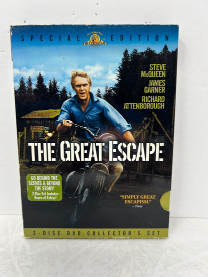 The Great Escape (DVD, 2004) Steve McQueen War Drama Good Condition!!!