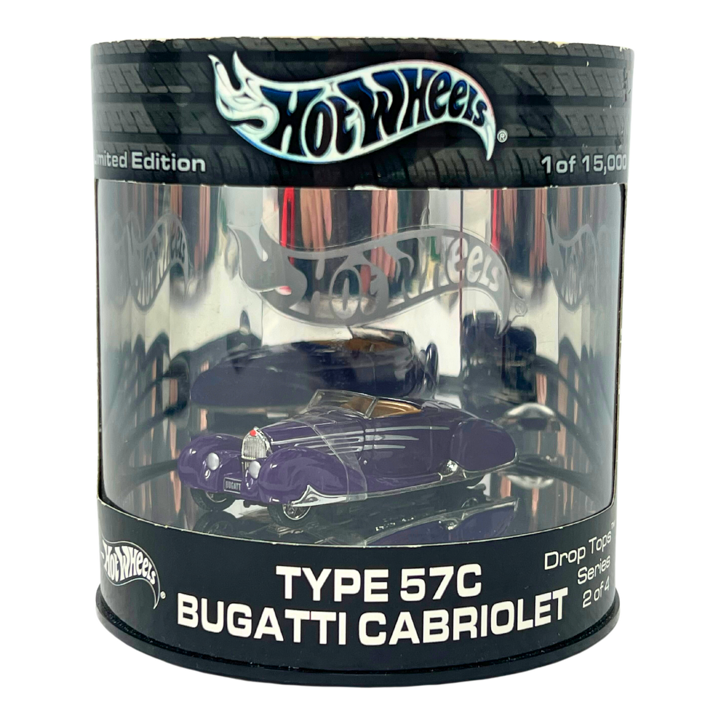 Hot Wheels Oil Can Type 57C Bugatti Cabriolet Drop Tops 1:64 Diecast