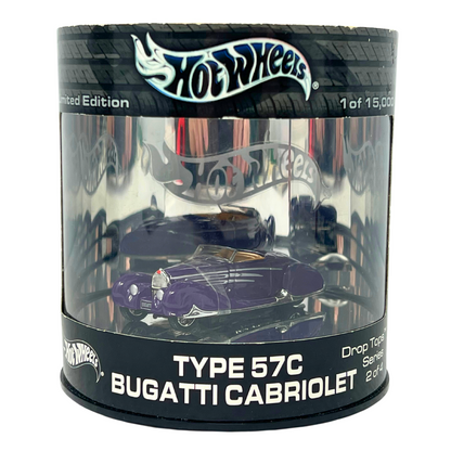 Hot Wheels Oil Can Type 57C Bugatti Cabriolet Drop Tops 1:64 Diecast