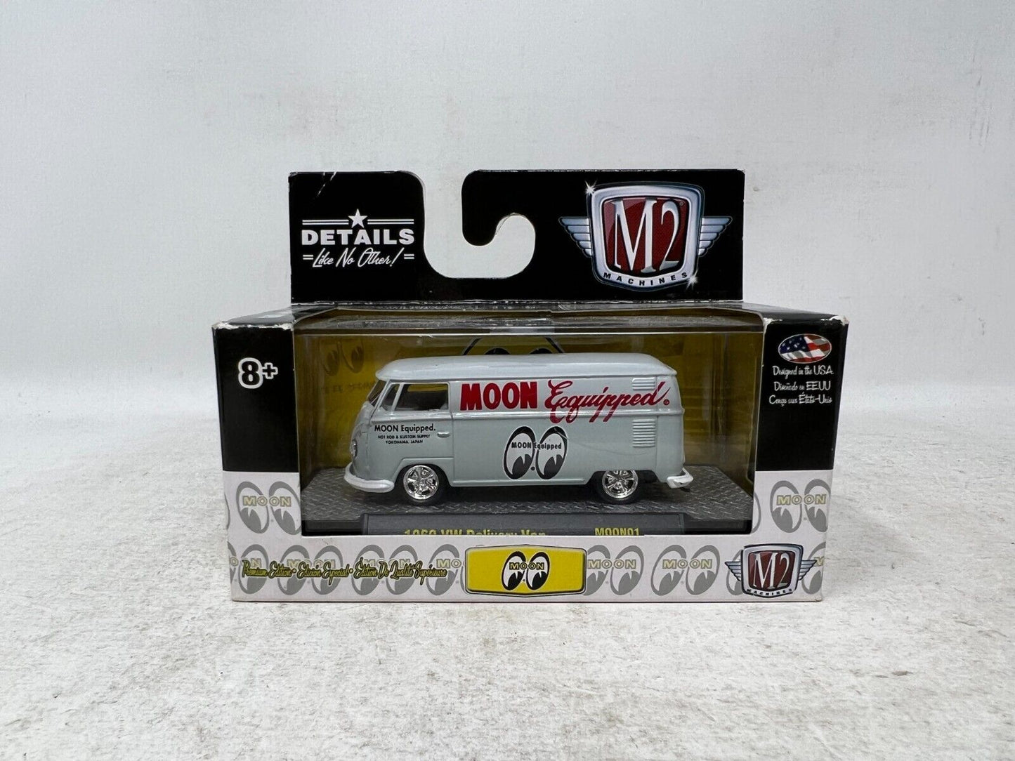 M2 Machines Moon Equipped 1960 VW Delivery Van MOON01 1:64 Diecast