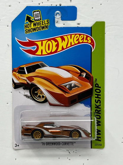 Hot Wheels Super Treasure Hunts HW Workshop '76 Greenwood Corvette 1:64 Diecast